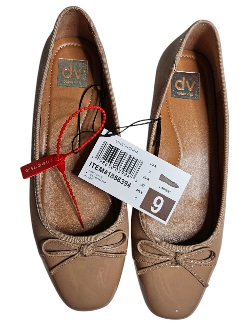 DV by Dolce Vita Women's Moxy Ballet Flats, Cafe, 9M, NWT - Picture 10 of 13